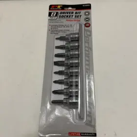 W38860 PERFORMANCE TOOL Driver Bit Socket Set Steel Rack