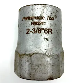 W83241 PERFORMANCE TOOL Drive Rounded Lock Nut Socket 6R Ford