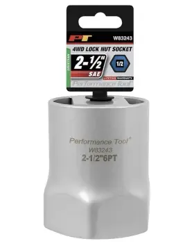 W83243 PERFORMANCE TOOL Drive Hex Lock Nut Socket