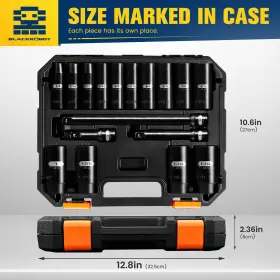 PB21017 PGROUP Drivesae Impact Socket Set Cr-v #3