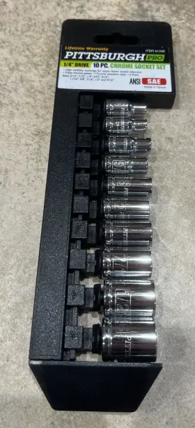 61340 PITTSBURGH Pro Drive Socket Set A1