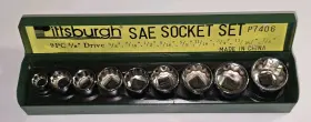 P7406 PITTSBURGH Socket Set Drive