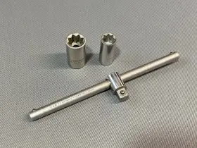 Plumb 4785 Plomb 1/4 Drive T-bar And 8 Point Sockets Usa Plvmb