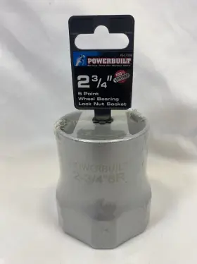 028907272115 POWERBUILT Wheel Bearing Locknut Socket Wall