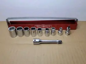 5293 PROTO Tools Drive Socket Set Tray Incomplete