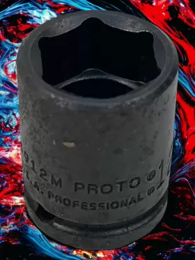 6912M PROTO Tools Impact Socket Drive Point End
