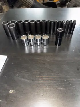 Proto 7708h 7732h Nice Large 21 Pcs Lot Professional 3/8 Inch Drive Sae Deep Impact Socket Set