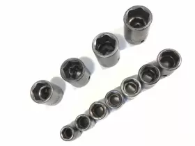 1-1-8 PROTO AND SNAP ON TOOLS Shallow Impact Socket Set #2