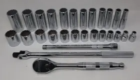J5449HTC2Y PROTO Drive Socket Set Shallow Breaker Bar