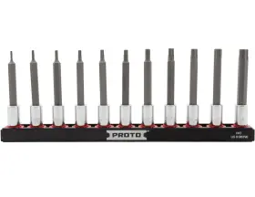 J7440R11SAE PROTO Drive Advanced Hex Bit Socket Set Rbrt