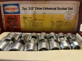 1281H-1287H PROTO PROFESSIONAL Tools Swivel Socket Set #2