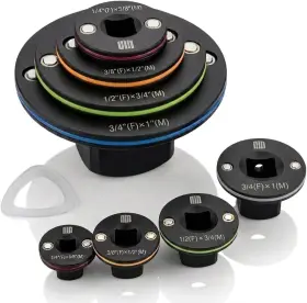 AD-01 QIN Spaces Dropping Sockets Magnetic Impact Adapter Set