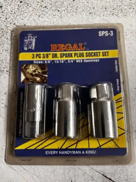 SPS-3 REGAL TOOL Spark Plug Socket Set Drive