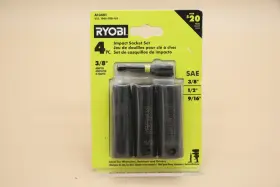 A13402 RYOBI Drive Impact Socket Set