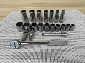 401-408 S-K Drive Shallow Sockets Ratchet