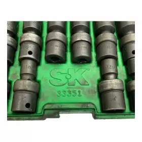33351 S-K TOOLS Drive Swivel Impact Socket Set Flex #2