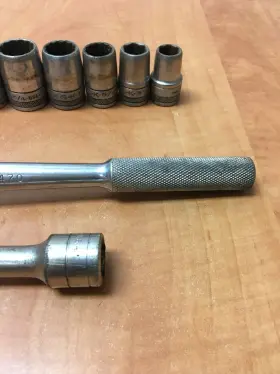 42470 S-K / WAYNE MIX Drive Socket Set Knurled Bullet Nose #3