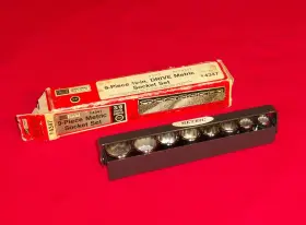 94347 SEARS CRAFTSMAN Drive Socket Set Tray Box