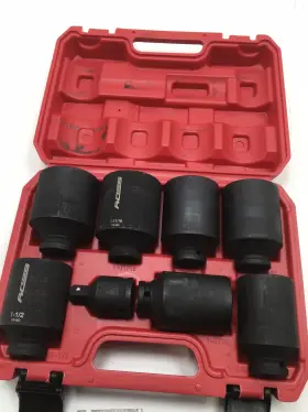 Sedy Sdy-84021 8 Pc 1/2 Inch Drive Impact Socket Set With Case Open Box Sedy Sdy-84021 8 Pc 1/2 Inch Drive Impact Socket Set With Case Open Box