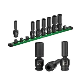 Sk 025141119053 3/8 Inch Drive Universal Impact Socket Set Deep Swivel Sockets Metric