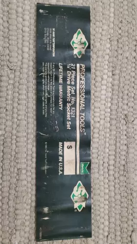 1321 SK Tools Drive Socket Set #3
