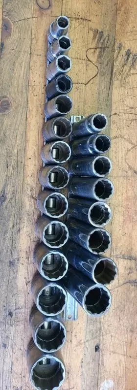 40140-40114 SK Tools Shallow Knurled Socket Set #3