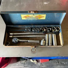 40979 SK Tools Drive Socket Ratchet Extension Set Box