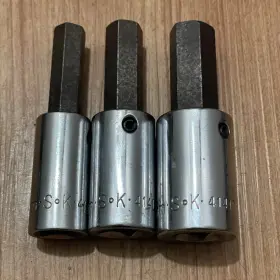 41412-41414-41417 SK Tools Drive Hex Bit Socket Set