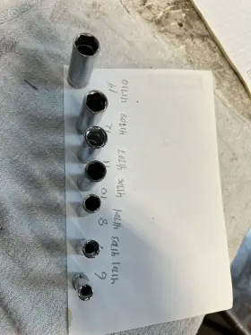 41701 SK Drive Sockets Partial Set #2
