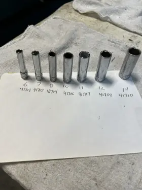 41701 SK Drive Sockets Partial Set