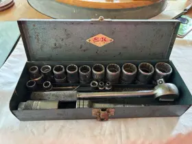 42470-45181 SK Tools Drive Socket Set Box Ratchet Extension