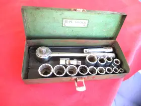 45170-45180-45190 SK Socket Set Box Ratchet Extension
