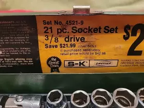 4521-9 SK Drive Socket Set Box #2