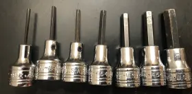 45424-45432 SK Tools Drive Hex Socket Set