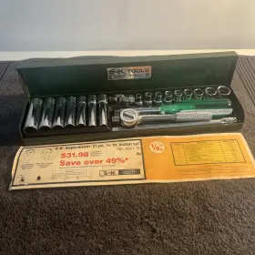 4921-79 SK Tools Socket Set Paper Cale Yarborough