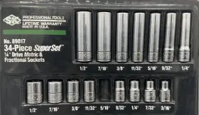 89017 SK Drive Set Sockets Tray Almost #2