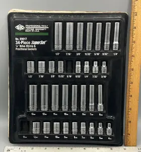 89017 SK Drive Set Sockets Tray Almost