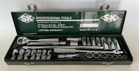 94527 SK Pro Tools Drive Point Fractional Socket Set
