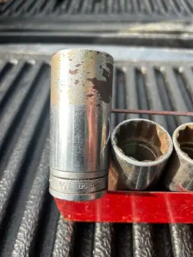 Snap-on 1/2 QUOT Usa Piece Inch Deep Socket Set Sae Point -1 #3
