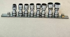 Snap-on 3/8 Inch Drive Fum Universal Swivel Sockets Metric Of