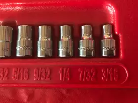 114ATMP SNAP-ON Drive General Service Socket Set #3