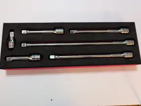 206AFXFMBR SNAP-ON Drive Knurled Extension Set Foam Holder