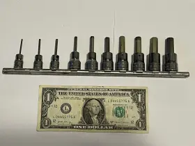 207FAMY SNAP-ON Drive Metic Hex Bit Socket Driver Set #3