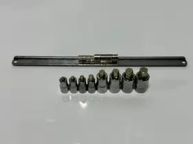 208EFTAM SNAP-ON Tools Hex Bit Stubby Socket Driver Set #2