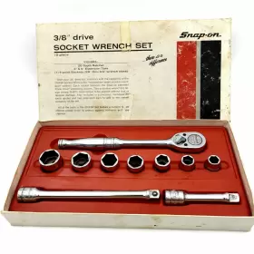 210FSP SNAP-ON Vntage Drive Point Socket Box Combination Set