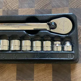 210RAFMA SNAP-ON Drive Ratchet Socket Set #3