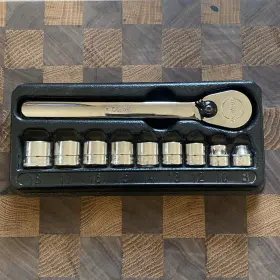 210RAFMA SNAP-ON Drive Ratchet Socket Set