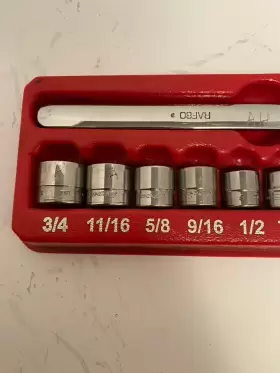 210RARFA SNAP-ON Ratchet Socket Set #3
