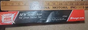Snap-on 212fssxy For Tools 12 Piece 3/8 Inch Drive Semi Deep Socket Set 6-point