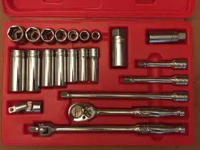 222FSP SNAP-ON Drive General Service Socket Set #2